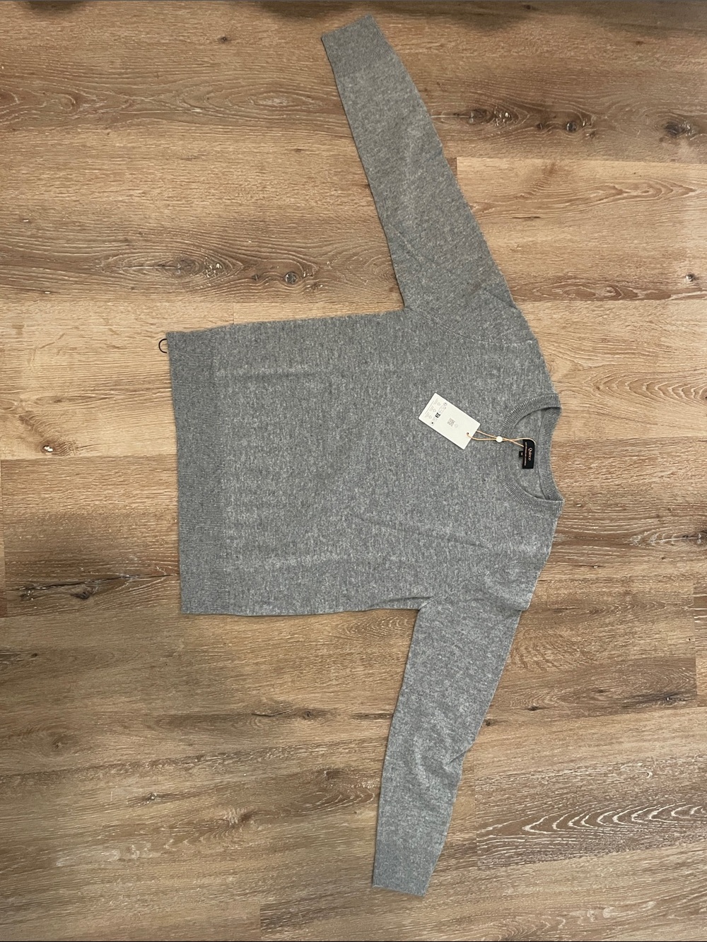 Quince Women's Crewneck Sweater - Light Gray